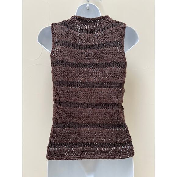 Oscar de la Renta Sleeveless Knit Top - Picture 3 of 4